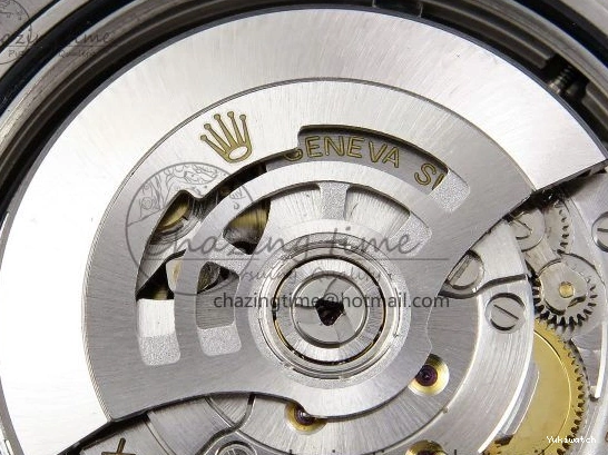 Stick Steel SS 40 Dial (Gain V3 Light JDF Weight) President Green DayDate on VR3255 904L Bracelet 0401